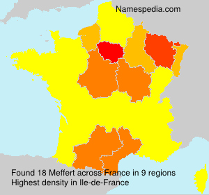 Surname Meffert in France Surname Meffert in France