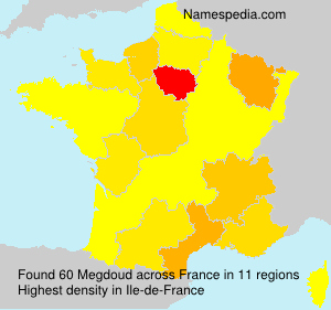 Surname Megdoud in France Surname Megdoud in France