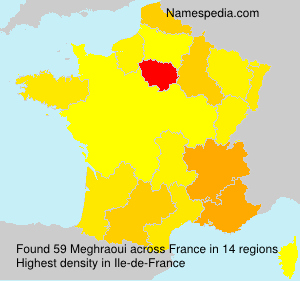 Surname Meghraoui in France Surname Meghraoui in France