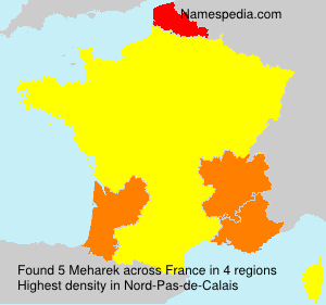 Surname Meharek in France Surname Meharek in France