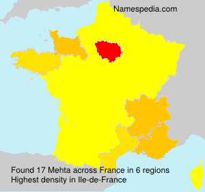 Surname Mehta in France Surname Mehta in France