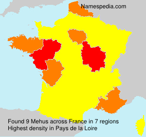 Surname Mehus in France Surname Mehus in France
