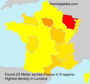 Surname Meiler in France Surname Meiler in France