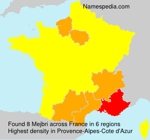 Surname Mejbri in France Surname Mejbri in France
