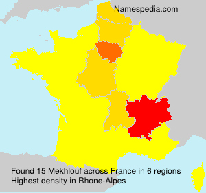 Surname Mekhlouf in France Surname Mekhlouf in France
