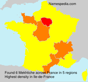 Surname Mekhtiche in France Surname Mekhtiche in France