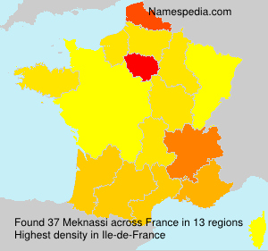 Surname Meknassi in France Surname Meknassi in France