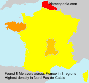 Surname Melayers in France Surname Melayers in France