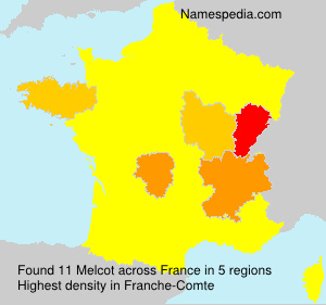 Surname Melcot in France Surname Melcot in France