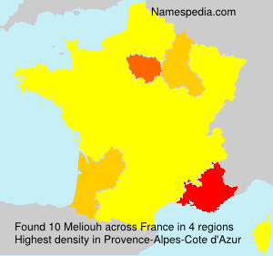 Surname Meliouh in France Surname Meliouh in France