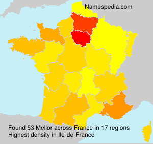 Surname Mellor in France Surname Mellor in France