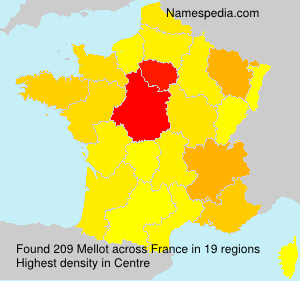 Surname Mellot in France Surname Mellot in France