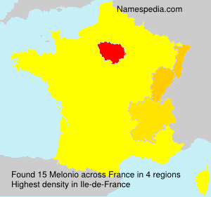 Surname Melonio in France Surname Melonio in France