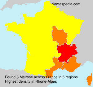 Surname Melrose in France Surname Melrose in France