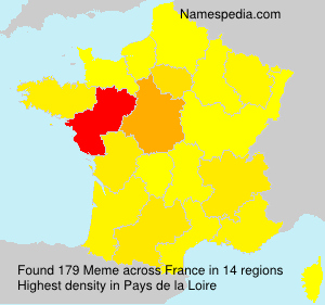 Surname Meme in France Surname Meme in France