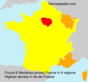 Surname Mendosa in France Surname Mendosa in France