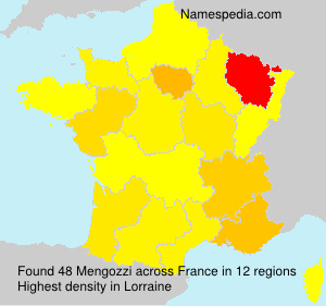 Surname Mengozzi in France Surname Mengozzi in France