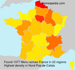Surname Menu in France Surname Menu in France
