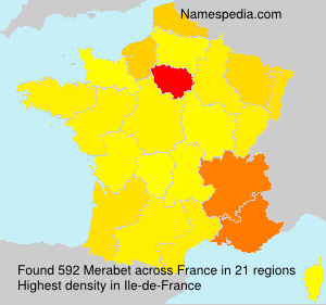 Surname Merabet in France Surname Merabet in France