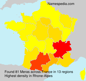 Surname Meras in France Surname Meras in France