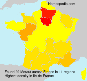 Surname Meraut in France Surname Meraut in France