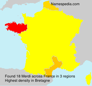 Surname Merdi in France Surname Merdi in France