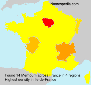Surname Merhoum in France Surname Merhoum in France