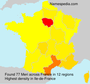 Surname Meri in France Surname Meri in France