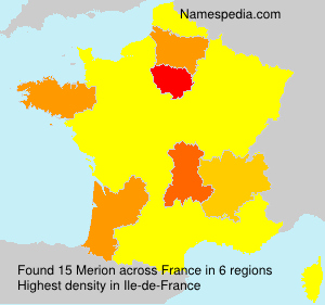 Surname Merion in France Surname Merion in France