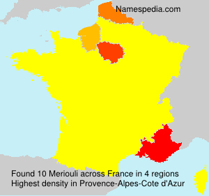 Surname Meriouli in France Surname Meriouli in France