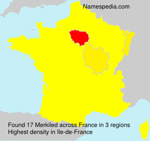 Surname Merkiled in France Surname Merkiled in France