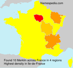 Surname Merklin in France Surname Merklin in France