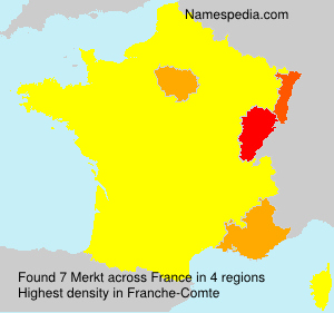Surname Merkt in France Surname Merkt in France