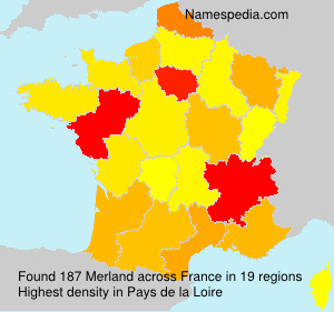 Surname Merland in France Surname Merland in France