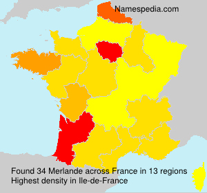Surname Merlande in France Surname Merlande in France