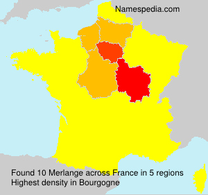 Surname Merlange in France Surname Merlange in France