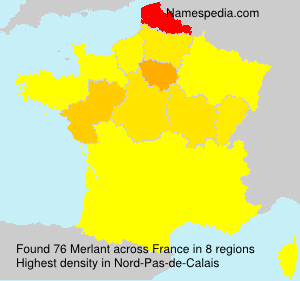 Surname Merlant in France Surname Merlant in France