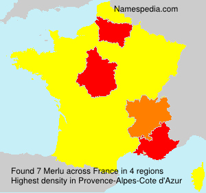 Surname Merlu in France Surname Merlu in France