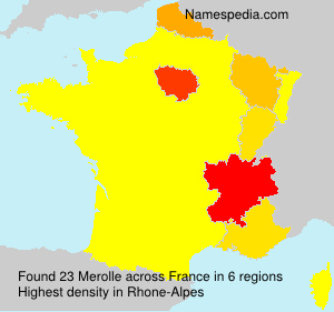 Surname Merolle in France Surname Merolle in France