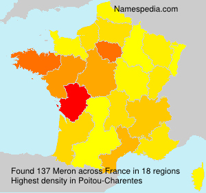 Surname Meron in France Surname Meron in France