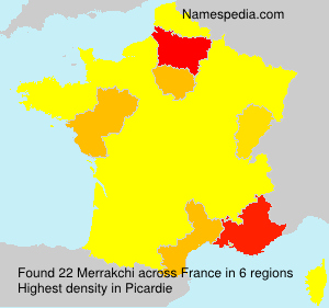 Surname Merrakchi in France Surname Merrakchi in France