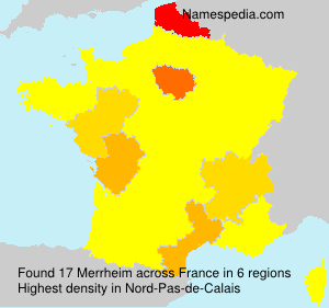 Surname Merrheim in France Surname Merrheim in France