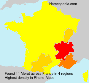 Surname Merut in France Surname Merut in France