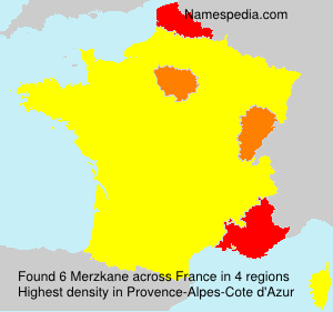 Surname Merzkane in France Surname Merzkane in France