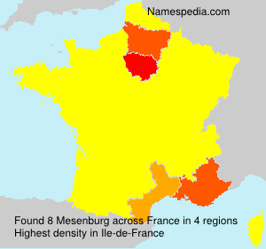 Surname Mesenburg in France Surname Mesenburg in France