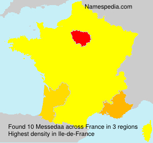 Surname Messedaa in France Surname Messedaa in France