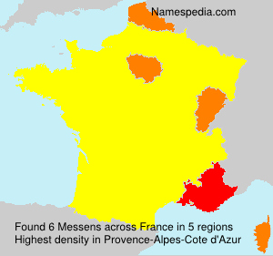 Surname Messens in France Surname Messens in France