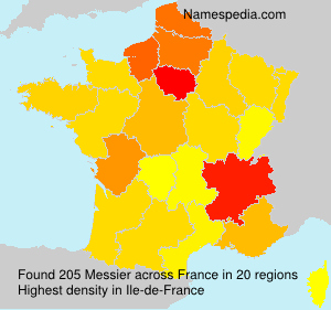 Surname Messier in France Surname Messier in France