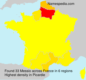 Surname Messio in France Surname Messio in France