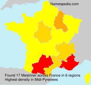 Surname Mestriner in France Surname Mestriner in France